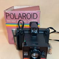 polaroid instant 20 land camera + illuminatore