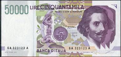 50.000 lire Bernini 2 tipo