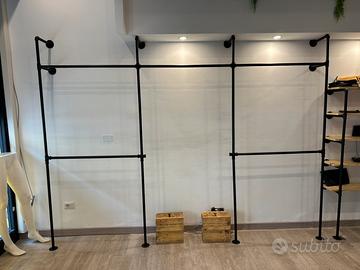 Struttura a muro appendiabiti