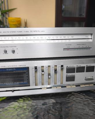 amplificatore jvc ax50 e tuner  yamahat550