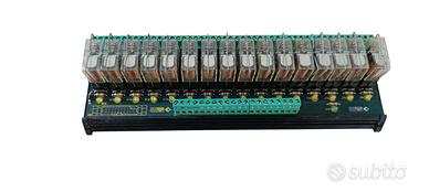 Interfaccia completa di relè 24Volt 16 posti 