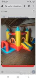 gonfiabile castello 4 in 1
