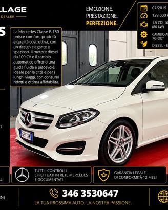 Mercedes-benz B 180 d Automatic Sport