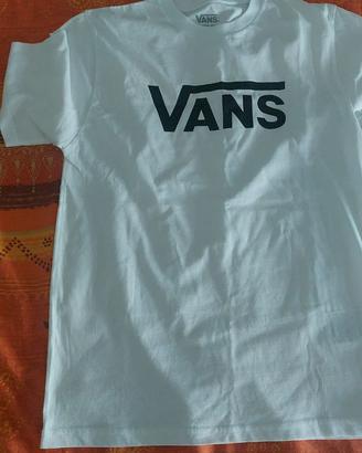 tshirt bianca vans xs