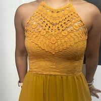 Vestido ocre - Talla S