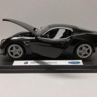 MODELLO ALFA ROMEO 8C COMPETIZIONE BLACK NO BURAGO