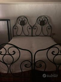 Letto in ferro anni 50/60