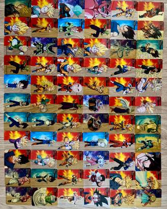 Lotto circa 330 Lamincard Dragon Ball Z/GT Vintage