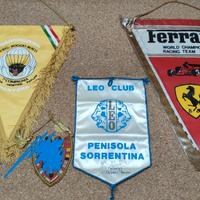 Gagliardetto Ferrari, Milan, Napoli, Parà vintage