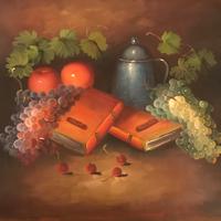 Artistica Natura Viva Olio su tela cm. 60X50