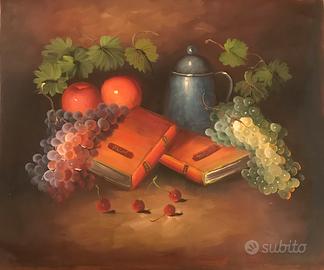 Artistica Natura Viva Olio su tela cm. 60X50