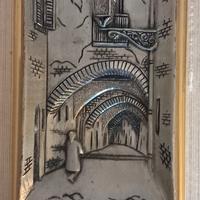 quadro con bassorilievo argentato Brumal