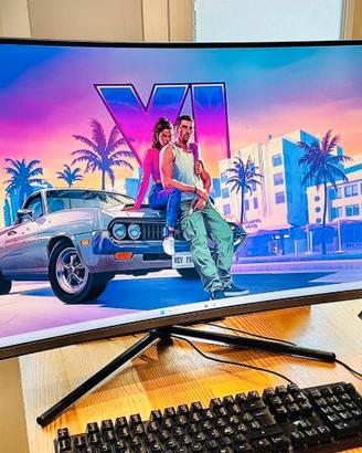 Monitor 32" samsung curvo 4K