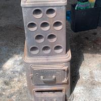 stufa antica in ghisa