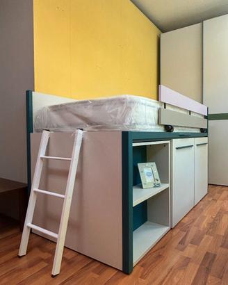 Cameretta Compact con soppalco