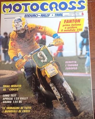 Rivista MOTOCROSS numero 6 del 1989