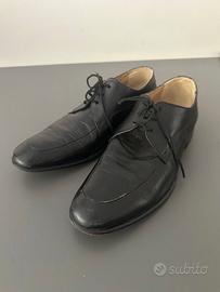 Scarpe da cerimonia vera pelle nere 45-46