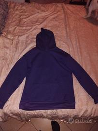 Felpa unisex viola taglia S