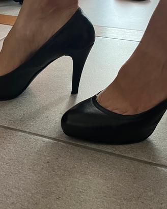 Scarpa tacco decollete nero giardini 37