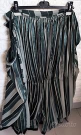 ANTICA GONNA SARDA VERDE COSTUME SARDO ORIGINALE A