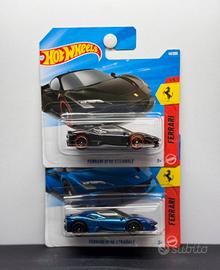 Hot Wheels Lotto Ferrari SF90 Stradale Nero + Blu