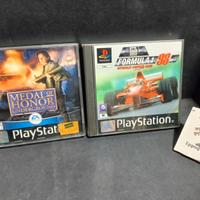 N.2 giochi PlayStation Medal of Honor + Formula 1