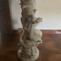 colonna ornamentale in porcellana vintage