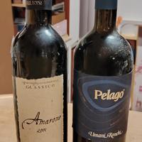Amarone Buglioni 2001 e Pelago Umani Ronchi 2000