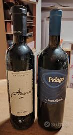 Amarone Buglioni 2001 e Pelago Umani Ronchi 2000