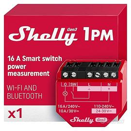 Shelly 1PM Gen3 - Wi-Fi Interruttore Intelligente 
