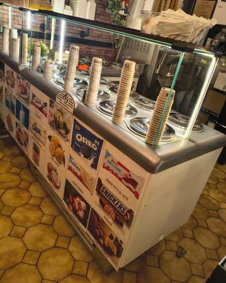 vetrine a pozzetto gelato