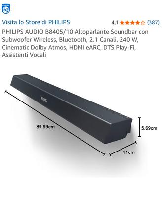 Soundbar Philips TAB8405