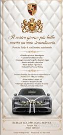 Matrimonio con Porsche Autista dedicato