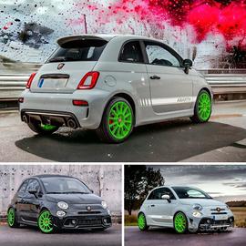 4 Cerchi Abarth SS da 17 per 500 595