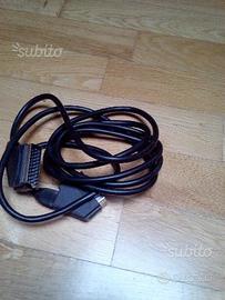 Cavo scart maschio maschio da 2 mt nuovo