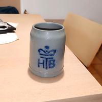 Boccale da birra vintage tedesco HB Hofbräuhaus Mü