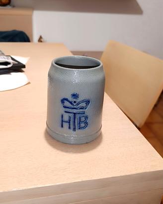Boccale da birra vintage tedesco HB Hofbräuhaus Mü