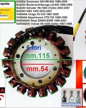 Kawasaki Honda Suzuki Yamaha Statore Magnete