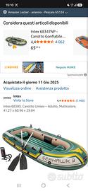 Canotto Gonfiabile Intex Seahawk 3 con Remi