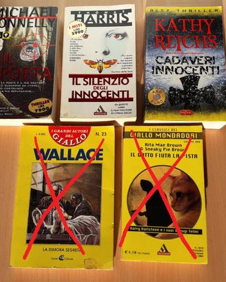 LIBRI THRILLER e GIALLI