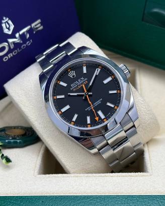 ⚫️ROLEX MILGAUSS GARANZIA CHIP ITALIANO REF.116400
