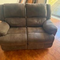 Divano recliner elettrico 2 posti
