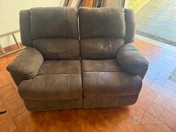 Divano recliner elettrico 2 posti
