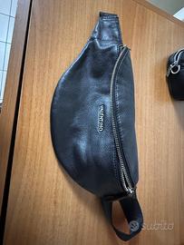 Borsello uomo in pelle nera