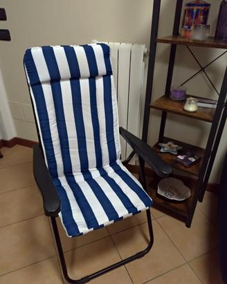 sdraio / sedia reclinabile pieghevole