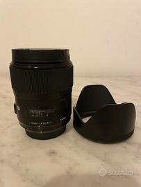 Obiettivo Sigma art 35 mm f1.4 x Nikon
