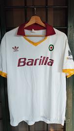 Maglia AS Roma 1991 1992 Adidas Barilla originale
