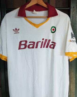 Maglia AS Roma 1991 1992 Adidas Barilla originale