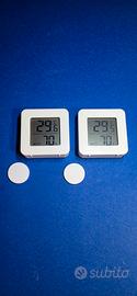 Set di 2 Mini Termometro Igrometro digitale LCD