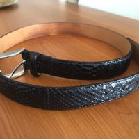 Cintura in pelle pitone nuova